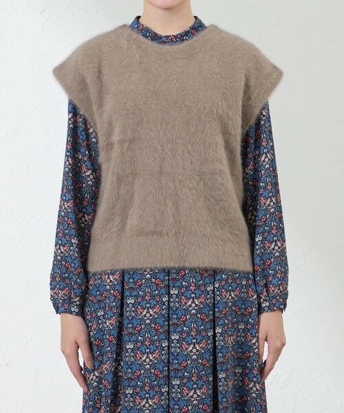 AMACA / アマカ ニット・セーター | ヘアリーニットジレ | 詳細4