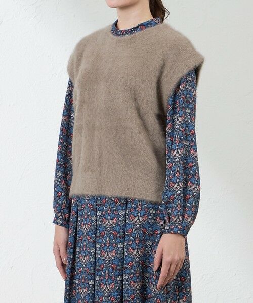 AMACA / アマカ ニット・セーター | ヘアリーニットジレ | 詳細5