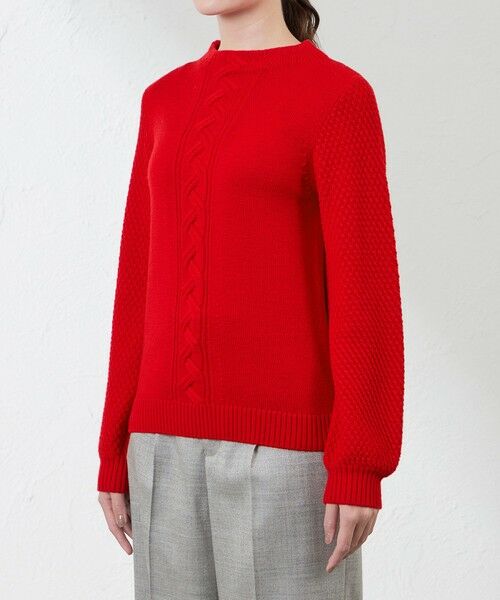 AMACA / アマカ ニット・セーター | ウォッシャブルウールケーブルニット | 詳細6