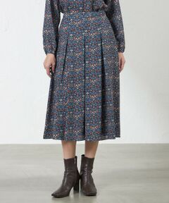 AMACA / アマカ ロング・マキシ丈スカート | 【LIBERTY】Vine Thief バックサテンジョーゼットスカート