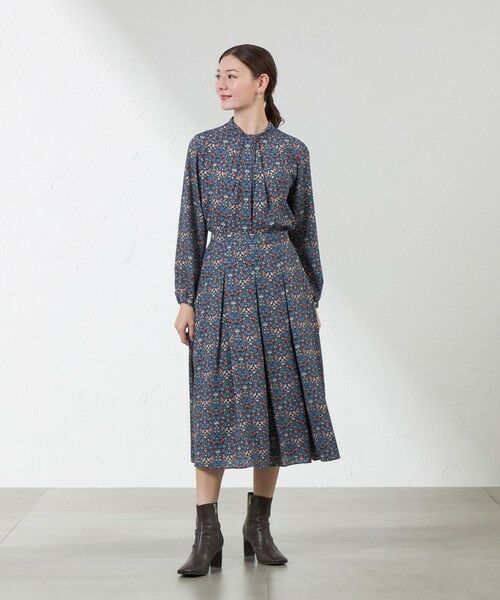 AMACA / アマカ ロング・マキシ丈スカート | 【LIBERTY】Vine Thief バックサテンジョーゼットスカート | 詳細3