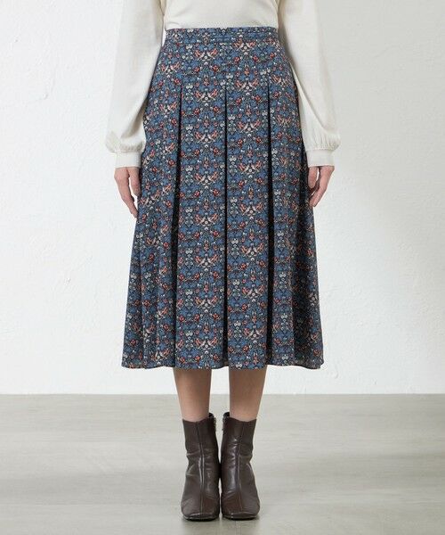 AMACA / アマカ ロング・マキシ丈スカート | 【LIBERTY】Vine Thief バックサテンジョーゼットスカート | 詳細6