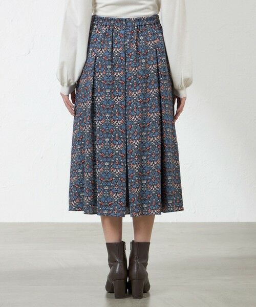 AMACA / アマカ ロング・マキシ丈スカート | 【LIBERTY】Vine Thief バックサテンジョーゼットスカート | 詳細8