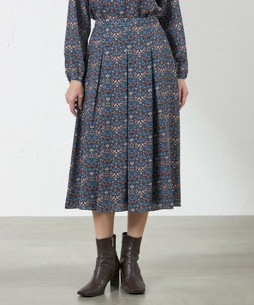 AMACA / アマカ ロング・マキシ丈スカート | 【LIBERTY】Vine Thief バックサテンジョーゼットスカート | 詳細11