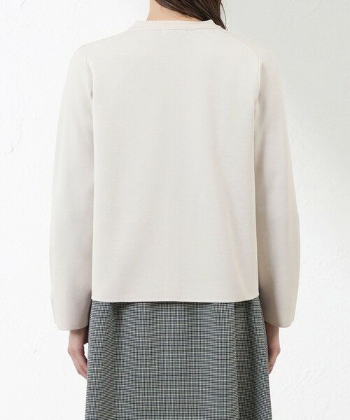 AMACA / アマカ ノーカラージャケット | 光電子ニットジャケット | 詳細4