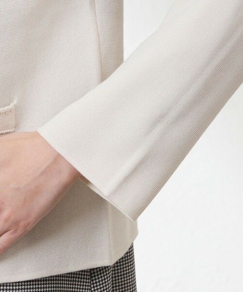 AMACA / アマカ ノーカラージャケット | 光電子ニットジャケット | 詳細5