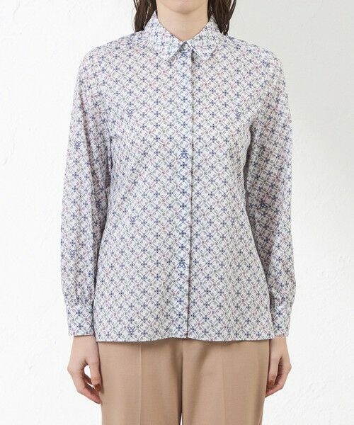 AMACA / アマカ シャツ・ブラウス | 【LIBERTY】Ribbon Medallion タナローンシャツブラウス | 詳細2