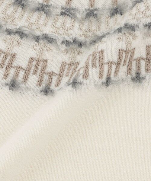 AMACA / アマカ ニット・セーター | ジャカード求心ニット | 詳細7