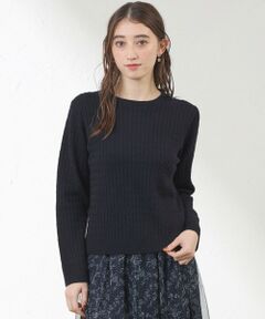 AMACA / アマカ ニット・セーター | ラメケーブルニット