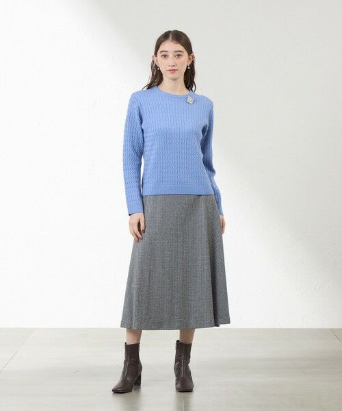 AMACA / アマカ ニット・セーター | ラメケーブルニット | 詳細3