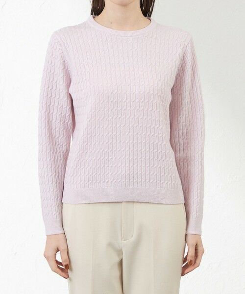 AMACA / アマカ ニット・セーター | ラメケーブルニット | 詳細5