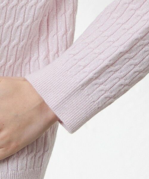 AMACA / アマカ ニット・セーター | ラメケーブルニット | 詳細8
