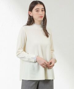 AMACA / アマカ ニット・セーター | バイカラーラインチュニックニット