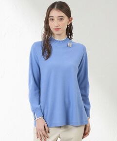 AMACA / アマカ ニット・セーター | バイカラーラインチュニックニット