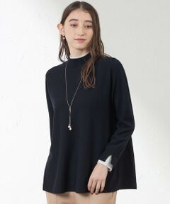 AMACA / アマカ ニット・セーター | バイカラーラインチュニックニット