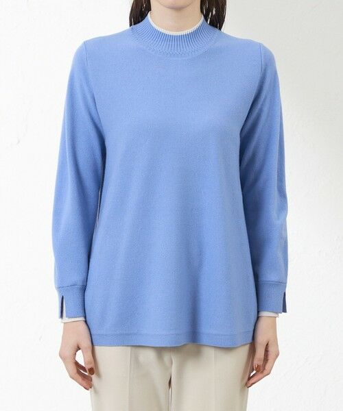 AMACA / アマカ ニット・セーター | バイカラーラインチュニックニット | 詳細4