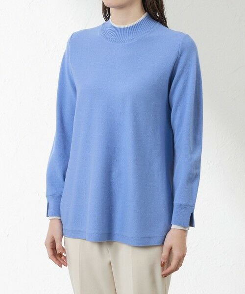 AMACA / アマカ ニット・セーター | バイカラーラインチュニックニット | 詳細5