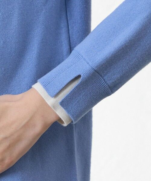 AMACA / アマカ ニット・セーター | バイカラーラインチュニックニット | 詳細7