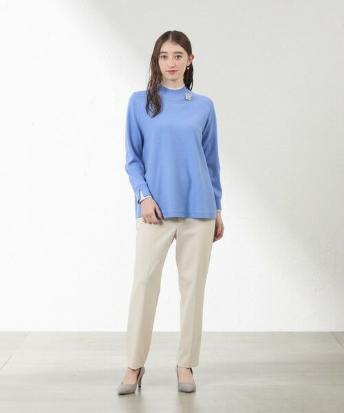 AMACA / アマカ ニット・セーター | バイカラーラインチュニックニット | 詳細2