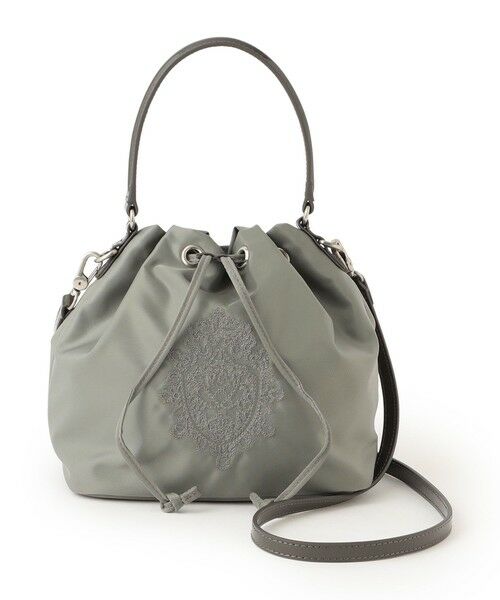 AMACA / アマカ メッセンジャーバッグ・ウエストポーチ | DAVISドローストリングバッグ（グレー4）