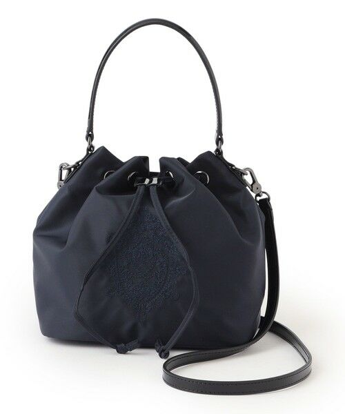 AMACA / アマカ メッセンジャーバッグ・ウエストポーチ | DAVISドローストリングバッグ（ネイビー3）