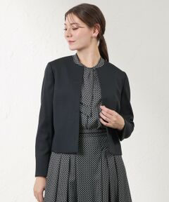 AMACA / アマカ ノーカラージャケット | シャークストレッチジャケット