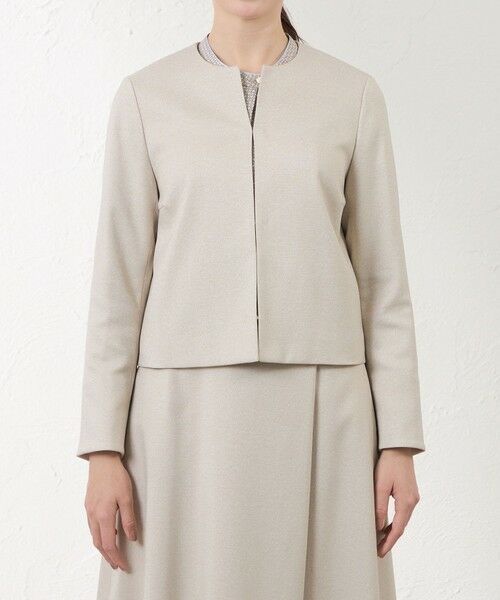 AMACA / アマカ ノーカラージャケット | シャークストレッチジャケット | 詳細3