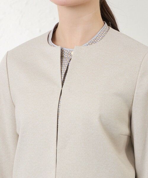 AMACA / アマカ ノーカラージャケット | シャークストレッチジャケット | 詳細6