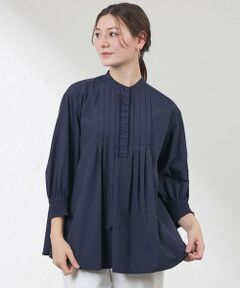 AMACA / アマカ シャツ・ブラウス | バンブークロスタックフリルブラウス