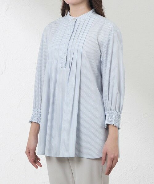 AMACA / アマカ シャツ・ブラウス | バンブークロスタックフリルブラウス | 詳細5