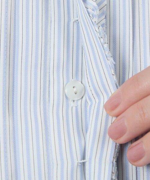 AMACA / アマカ シャツ・ブラウス | バンブークロスタックフリルブラウス | 詳細8