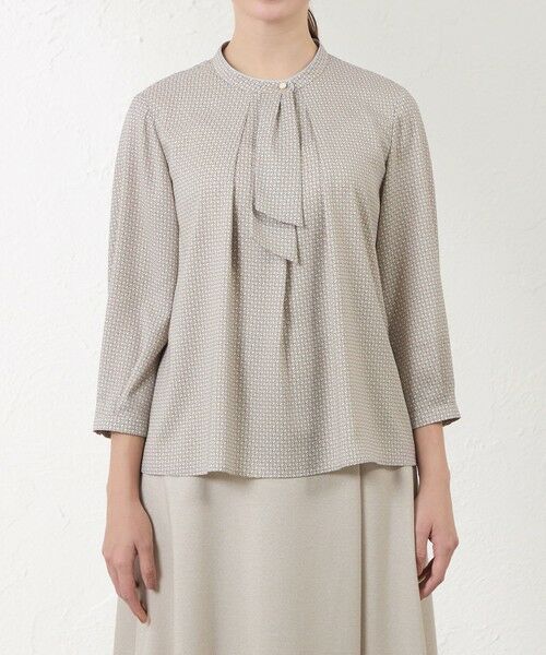 AMACA / アマカ シャツ・ブラウス | 幾何プリントブラウス | 詳細7