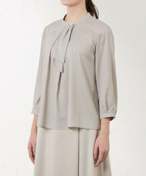 AMACA / アマカ シャツ・ブラウス | 幾何プリントブラウス | 詳細8
