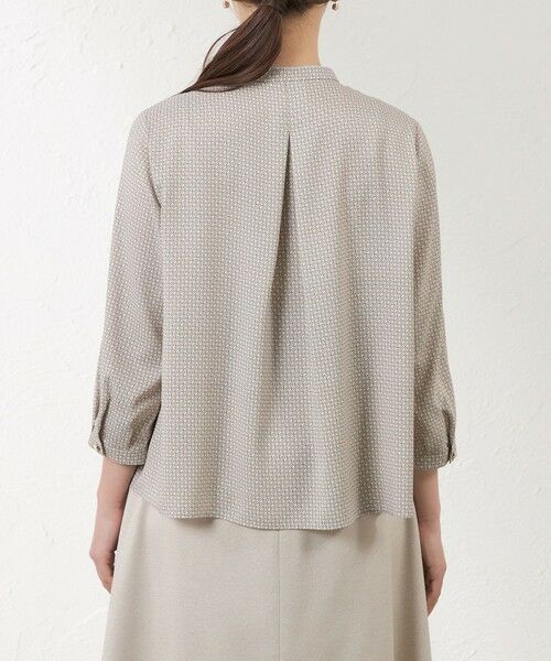 AMACA / アマカ シャツ・ブラウス | 幾何プリントブラウス | 詳細9