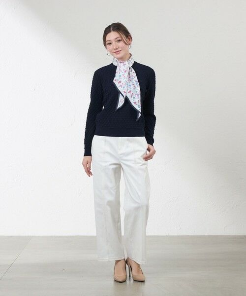 AMACA / アマカ ニット・セーター | バルキーストレッチ編み柄ニット | 詳細2