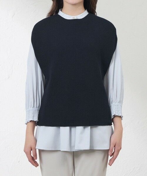 AMACA / アマカ ニット・セーター | カノコ柄ニットベスト | 詳細4