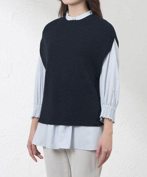 AMACA / アマカ ニット・セーター | カノコ柄ニットベスト | 詳細5