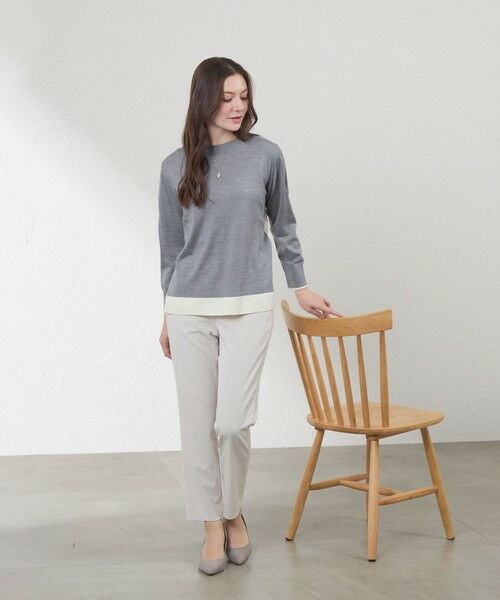 AMACA / アマカ ニット・セーター | カラーブロッキングニット | 詳細2
