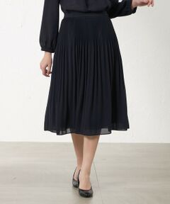 AMACA / アマカ ロング・マキシ丈スカート | カルゼプリーツフレアスカート