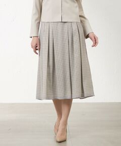 AMACA / アマカ ロング・マキシ丈スカート | 幾何プリントタックスカート