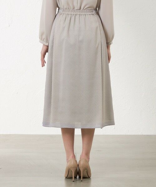 AMACA / アマカ ロング・マキシ丈スカート | 幾何プリントタックスカート | 詳細6