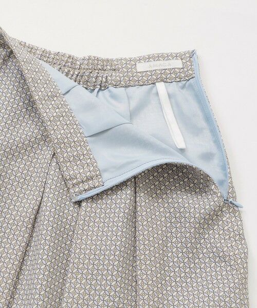 AMACA / アマカ ロング・マキシ丈スカート | 幾何プリントタックスカート | 詳細8