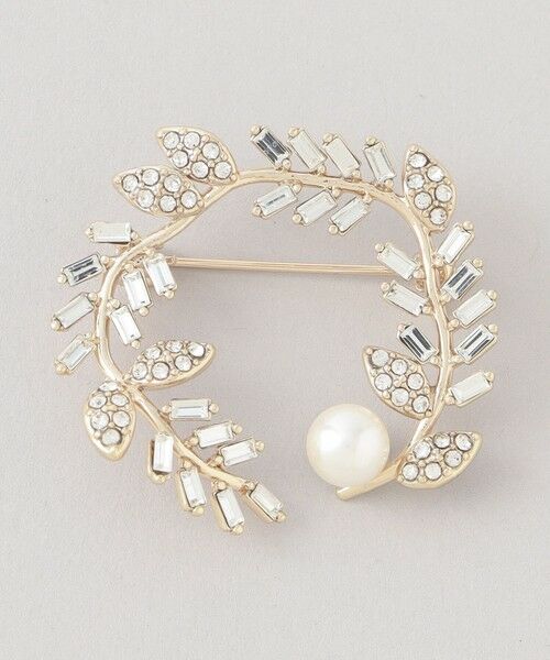 AMACA / アマカ ネックレス・ペンダント・チョーカー | ガラスリーフブローチ | 詳細3