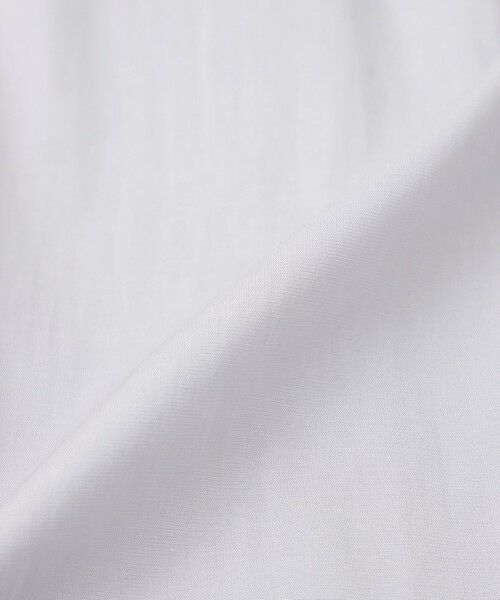 AMACA / アマカ ノーカラージャケット | ナチュラルドライオーガンジー ノーカラー羽織シャツ | 詳細11