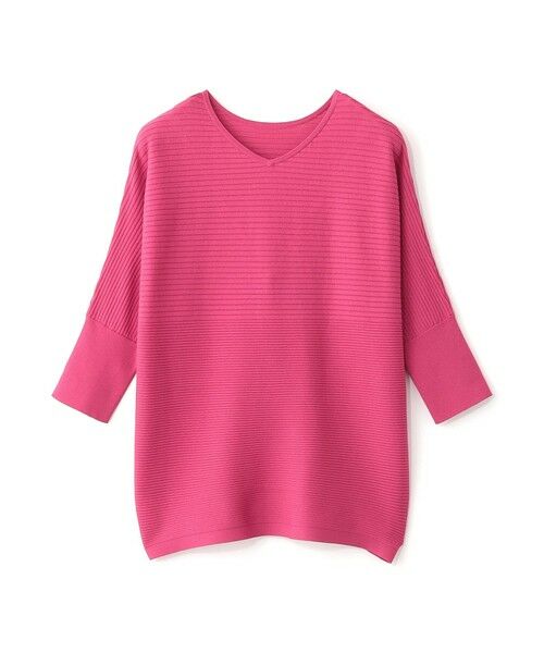 AMACA / アマカ ニット・セーター | 2WAYドルマンニットプルオーバー（ピンク3）