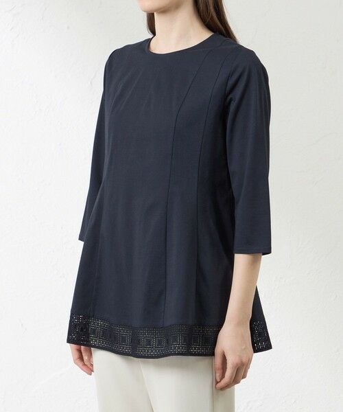 AMACA / アマカ カットソー | プレーティング天竺 レースコンビカットソー | 詳細5