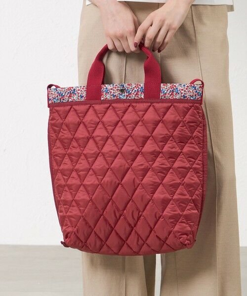 AMACA / アマカ メッセンジャーバッグ・ウエストポーチ | 【LIBERTY】【AMACA Marche】キルトトートバッグ（レッド1）