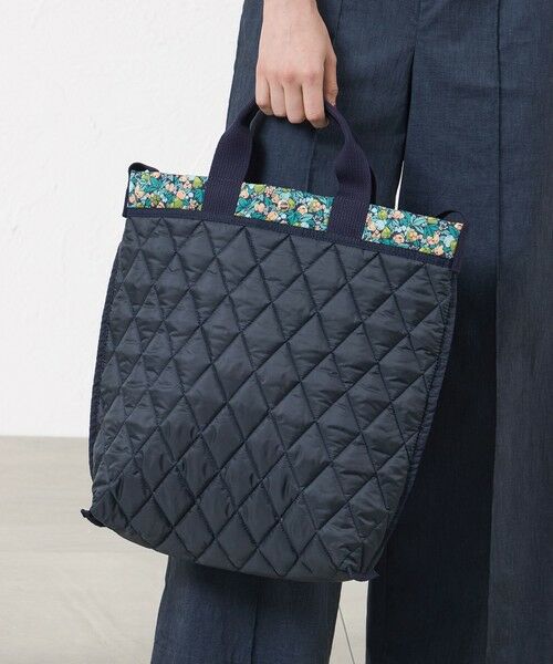 AMACA / アマカ メッセンジャーバッグ・ウエストポーチ | 【LIBERTY】【AMACA Marche】キルトトートバッグ（グリーン1）