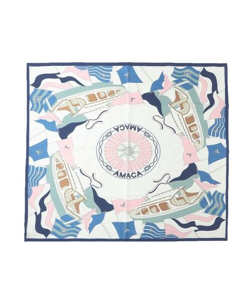 AMACA / アマカ マフラー・ショール・スヌード・ストール | マリンボートスカーフ | 詳細1