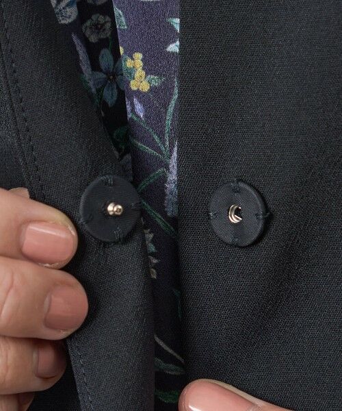 AMACA / アマカ ノーカラージャケット | リネンライク キーネックジャケット | 詳細8